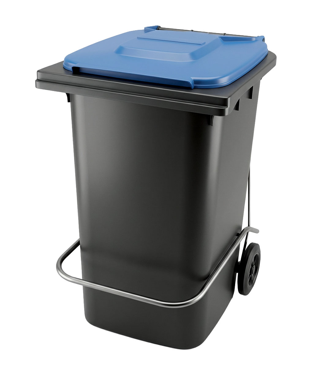 Round Dustbin 50L (With Lid) +2